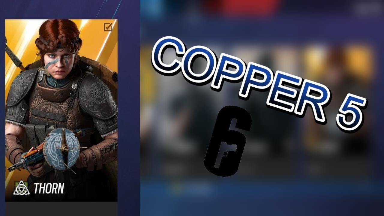 Playing R6 but I'm COPPER 5 - YouTube