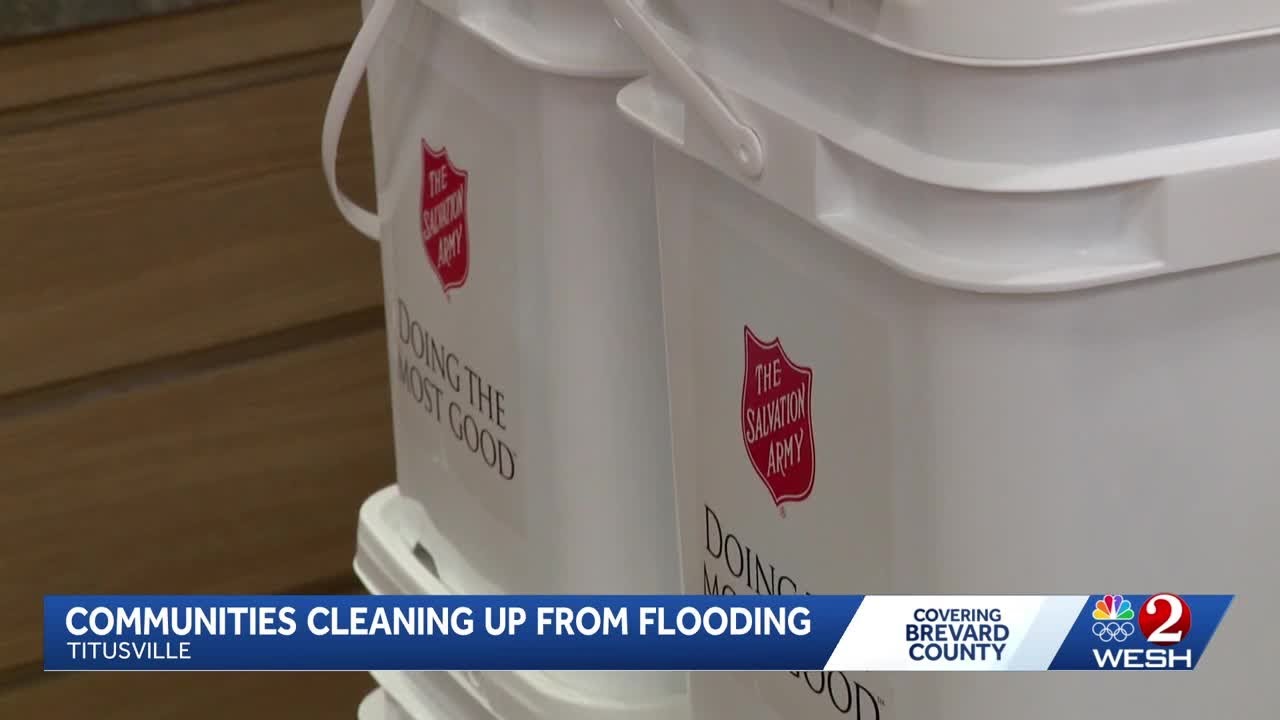 Salvation Army distributing flood cleanup kits at Brevard County libraries