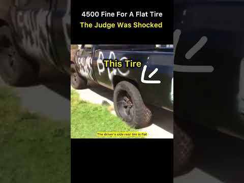 $4500 Fine For A Tire #shorts #court