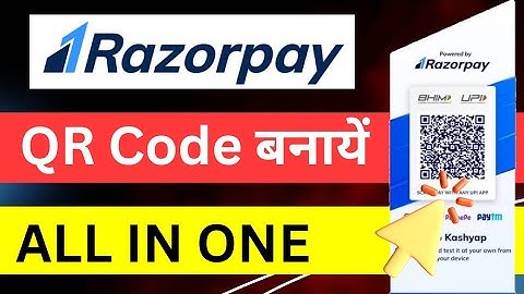 how to generate QR code in razorpay ? how to create QR code in razorpay account ? QR code  razorpay?