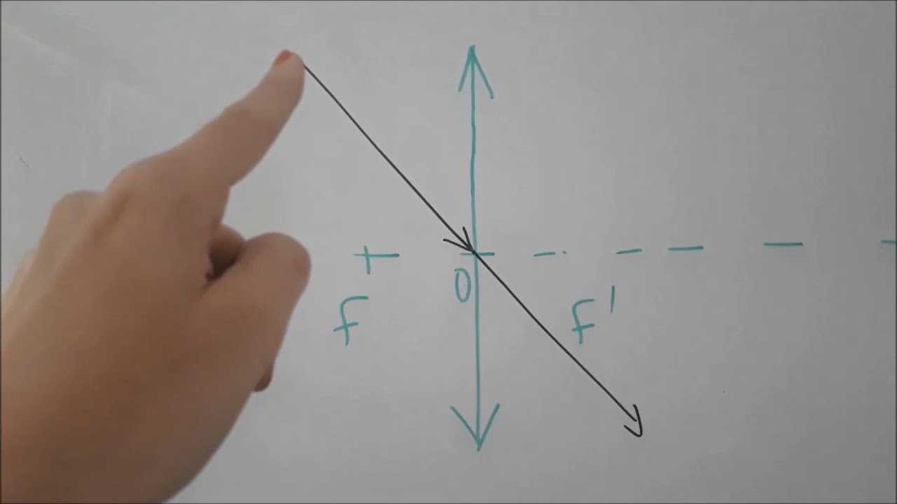 Význačné lúče šošovky