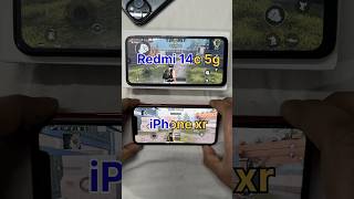 Redmi 14c 5G vs iPhone xr bgmi test in 2026 #bgmi
