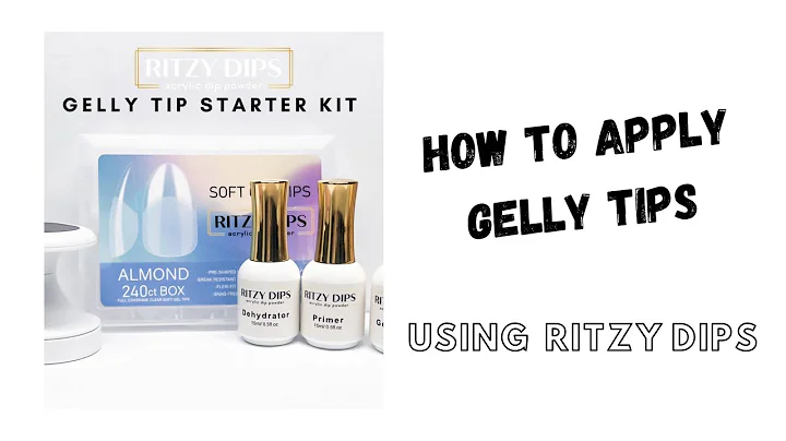 HOW TO APPLY GEL TIPS | RITZY DIPS PRODUCTS