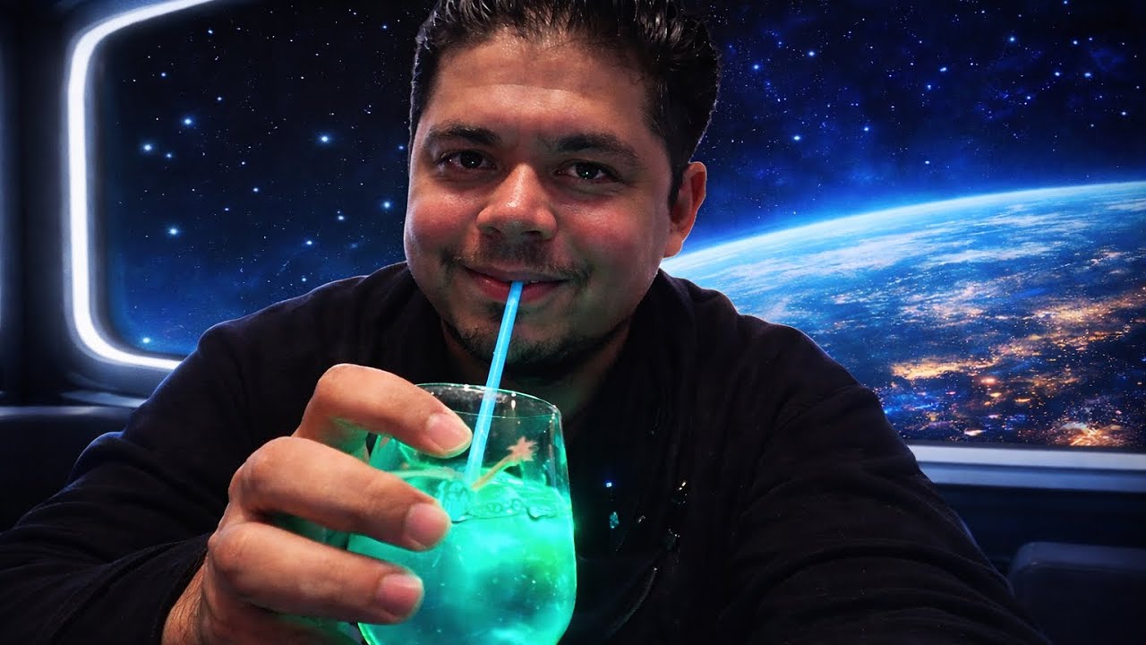 Drinking a Cocktail in Space?! (EPCOT Space 220)
