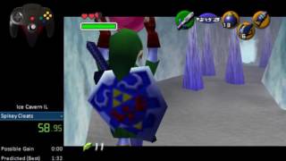 OoT: Ice Cavern Any% IL in 1:28.60