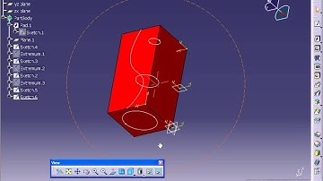 CATIA V5 Tutorial - Advanced Removed Multi Section Solid [58]