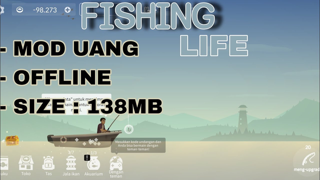 game santai FISHING LIFE MOD YouTube