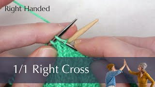 Famous Right Cable Cross Stitch in Slow Motion | How to Knit the 1/1 RC Stitch Net Worth