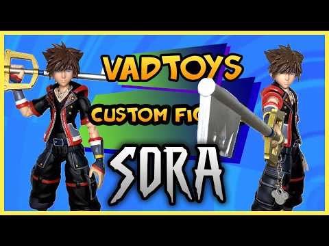 Bring Arts Sora Custom Figure Head Kingdom Hearts 3