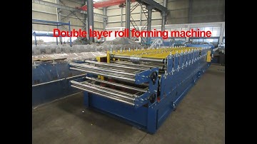 Zhongyuan double layer roll forming machine |down layer |2023 year