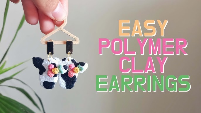 How To Apply Earring Backings to Polymer Clay Earrings Like A PRO! 