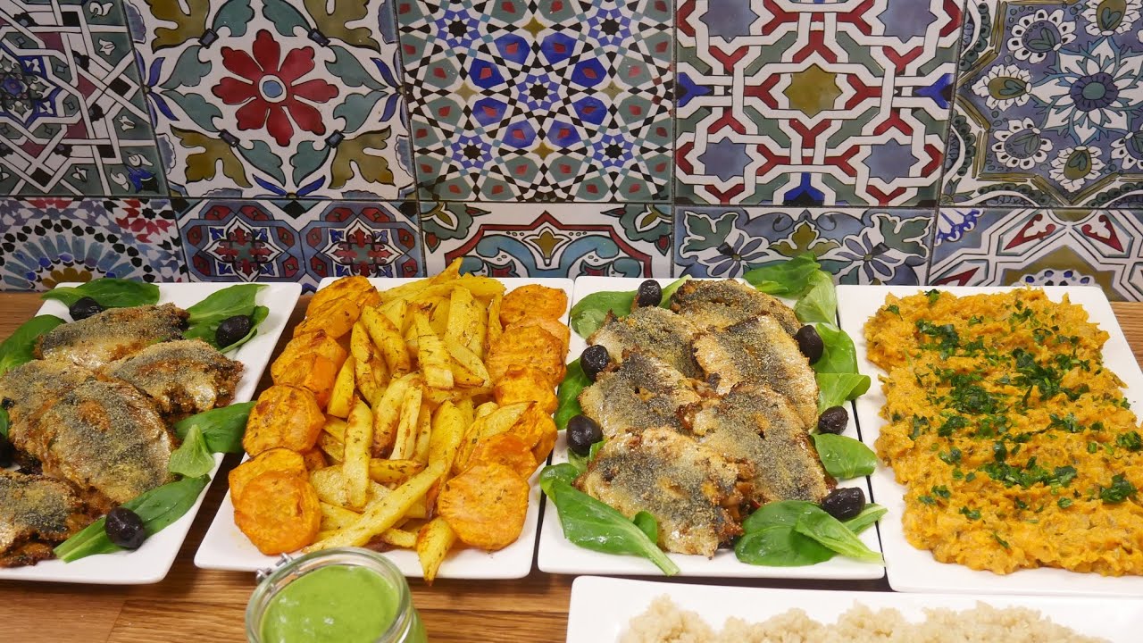 السردين المعلب في البيت 😍السردين معمر بالزيتون / بطاطا حلوةوبطاطس في الفرن /زعلوك الكرعة/كينوا