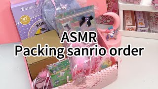 【ASMR】Let's pack sanrio order together #18 #sanrio