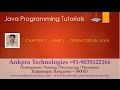 Java for beginners - Chapter 7 : Operators in Java Part 1