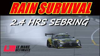🔴 Le Mans Ultimate - 2.4 HRS Sebring & Rain 🍿👀