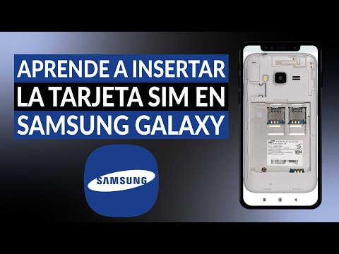 Aprende a insertar la tarjeta SIM en tu celular SAMSUNG GALAXY - Sencillo