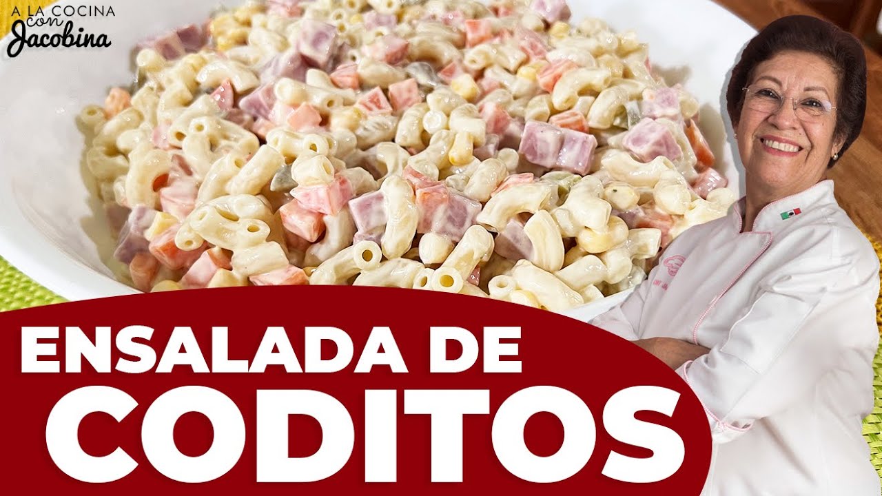 COMO HACER ENSALADA DE CODITOS | COMO HACER ENSALADA DE CODITOS CON JAMON