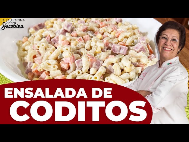 COMO HACER ENSALADA DE CODITOS | COMO HACER ENSALADA DE CODITOS CON JAMON