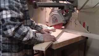 How to joint lumber on a Radial Arm Saw
