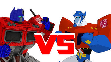 G1 Optimus VS Animated Optimus (Ft. David Kaye)