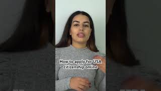 How to apply for USA citizenship for N400 #shorts
