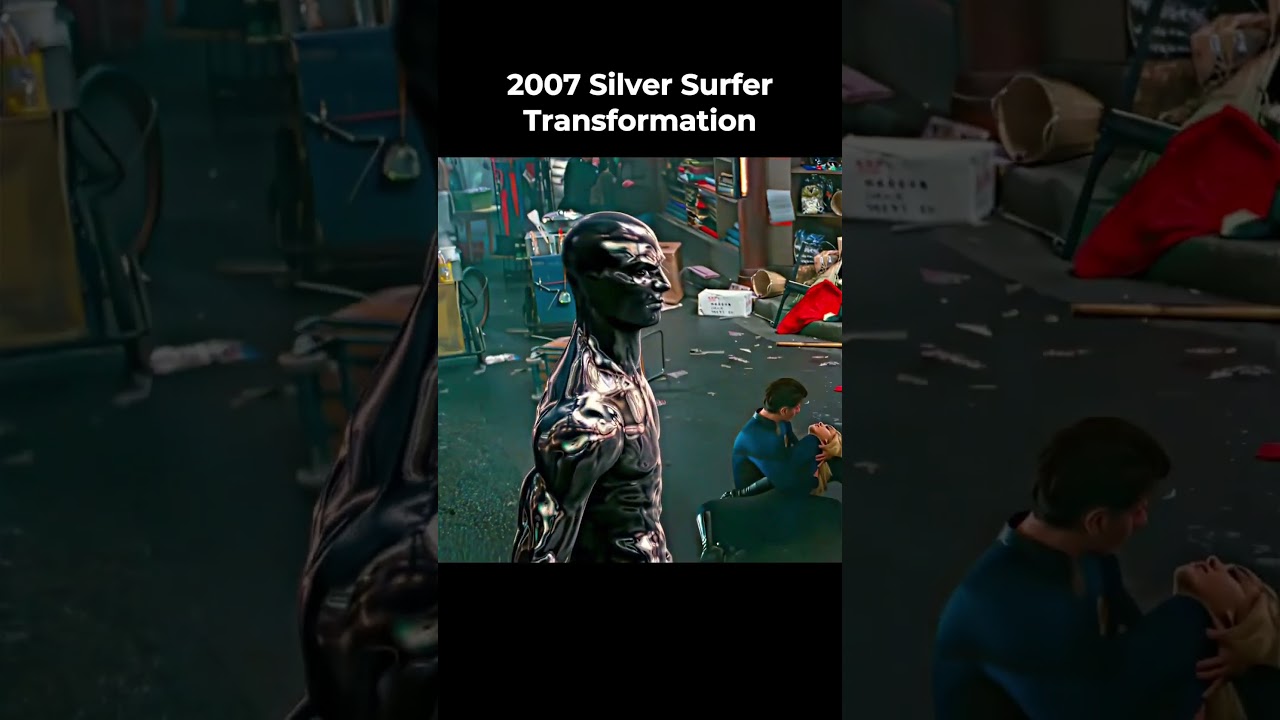2007 Silver Surfer vs 2025 Silver Surfer transformation 