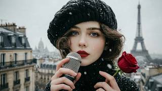 French Chanson Music 🎶 Vintage French Love Songs &amp; Paris Café Ambience