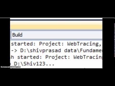 .Net Traceing and Debugging  | How To Traceing Asp.net Application In .Net