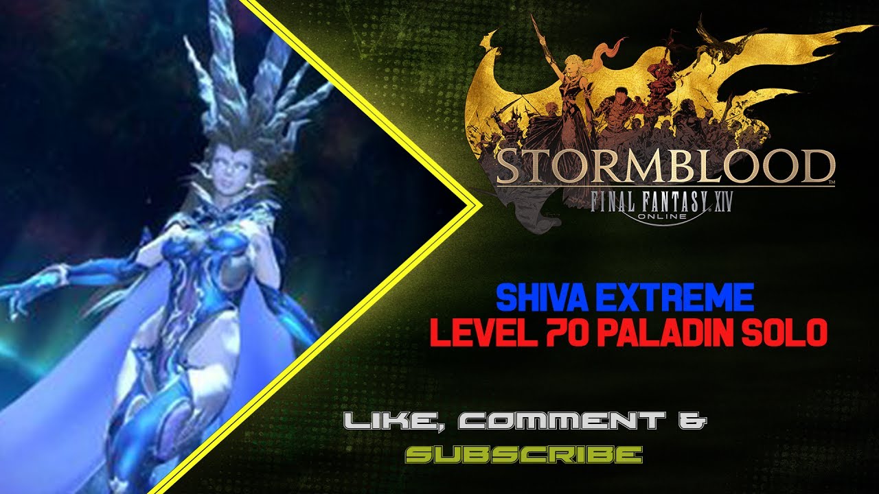 Final Fantasy XIV: Shiva Extreme - Paladin Solo Kill