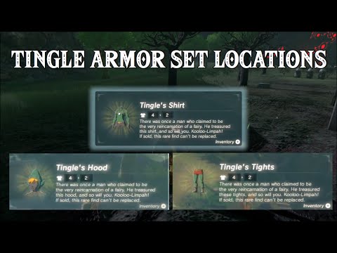 Tingle Armor Set Locations Zelda BOTW