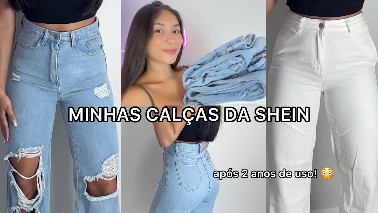 TOUR PELAS MINHAS CALÇAS DA SHEIN | provei tudo + vale a pena?! 🛍️✨