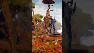 Seeing a tallneck for the first time #geminibear35 #twitch #ps4 #youtubeshorts #horizonzerodawn