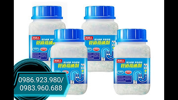 Hướng dẫn sử dụng Bột thông tắc cống đúng cách, xử lý tắc nghẹt #thongtaccong #cleanpipe