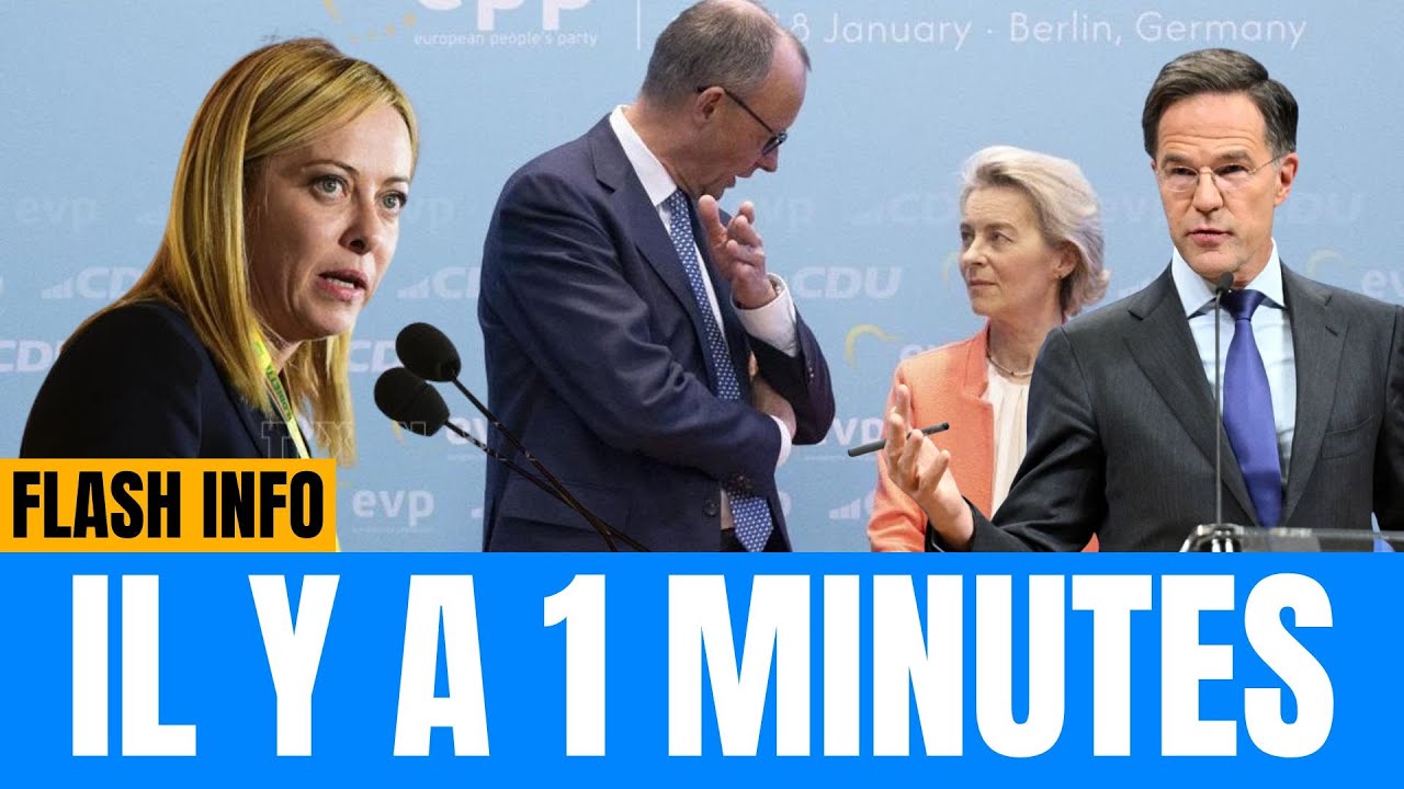 🚨 L’Europe explose après l’éclat OTAN – Merz & Meloni accusent Von der Leyen !