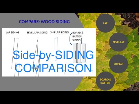 Different Siding Types-LAP vs BEVEL LAP vs SHIPLAP vs BOARD & BATTEN ...