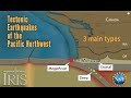 Pacific Northwest Earthquakes—3 Types (Educational)