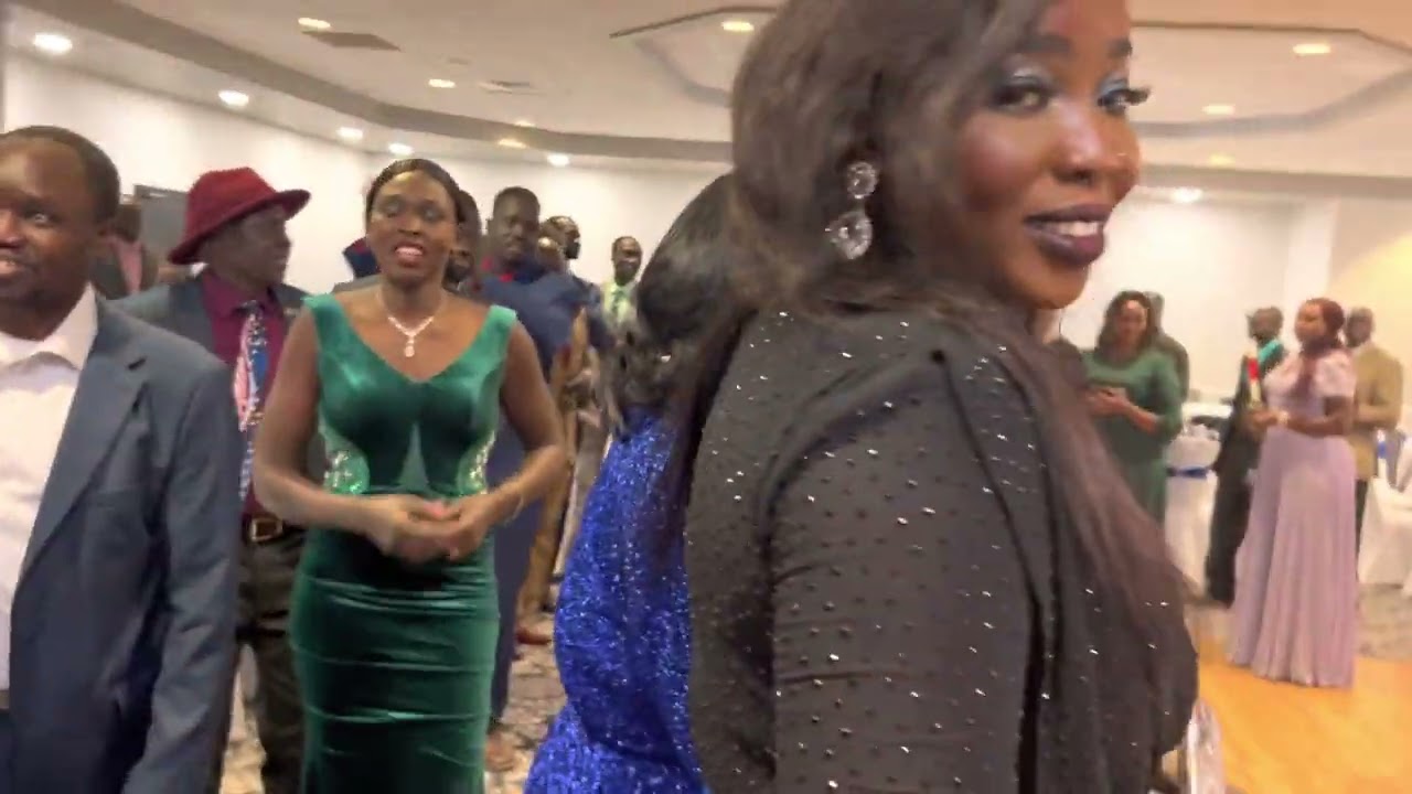 Ajak Deng Chiengkou welcoming party at Rochester Minnesota USA. 11/12/2022.