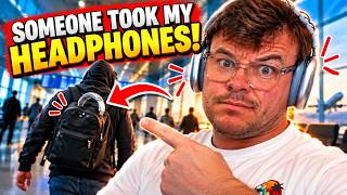 Someone TOOK my headphones !! We try to track them down ...