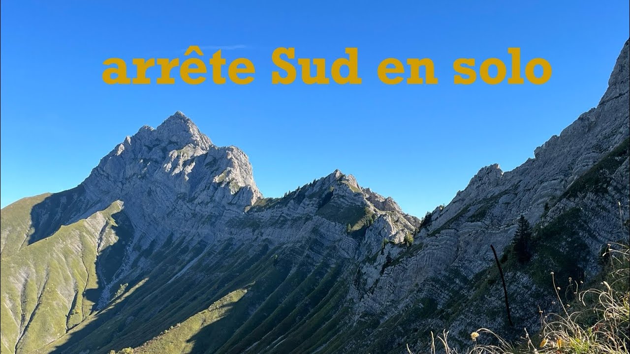 Arcalod - 2217m - arrête sud - solo - 20/09/2025