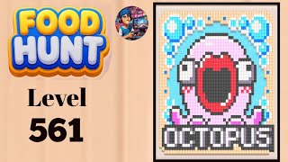 Food hunt pixel puzzle level 561 solution and walkthrough for gameplay 