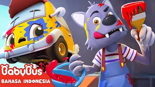 Bayi Mobil Pergi ke Bengkel Mobil | Lagu Mobil Anak | Lagu Anak-anak | BabyBus Bahasa Indonesia