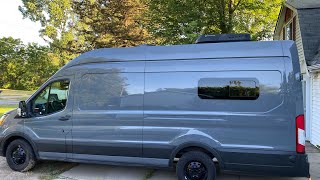2021 Ford Transit AWD Ecoboost high roof extended length camper conversion tour.