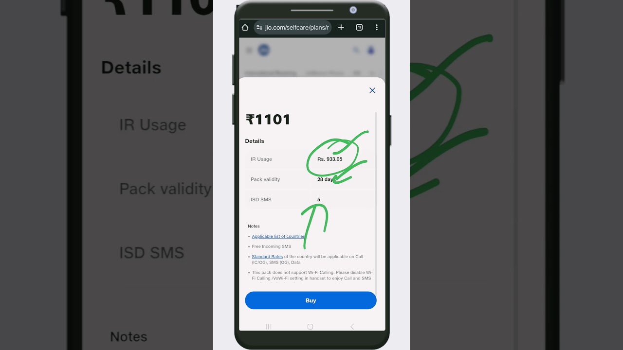 Difference Between Jio 1101 & 1102 International Packs Explained