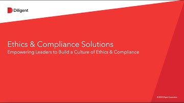 Ethics & Compliance Video Reel