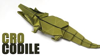ORIGAMI CROCODILE / How to make a paper Crocodile 【Weesel】