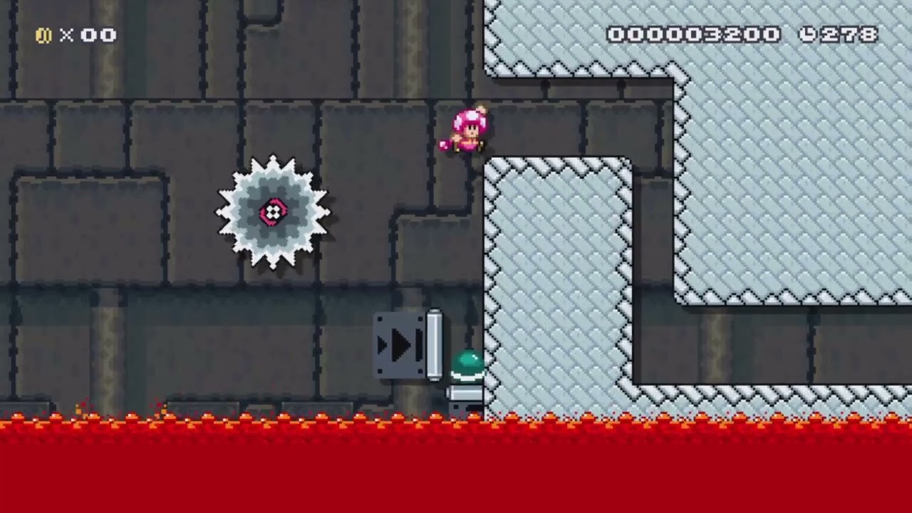 [SMM2][0%] Lava Tsunami Speedrun by Meowiarty, DRF-3X5-Q4G