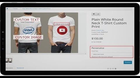 OpenCart Custom Product Design