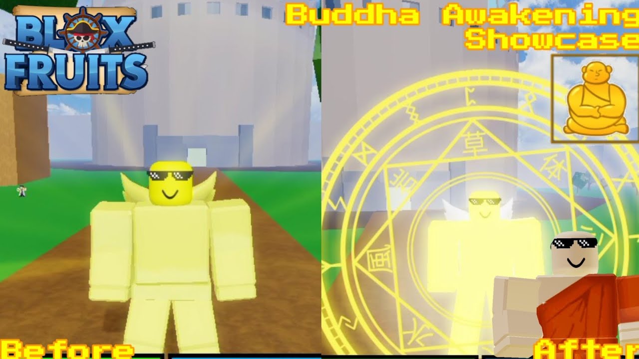 Roblox Blox Fruit Awakened Buddha Showcase (รีวิวผลพระตื่น) - YouTube