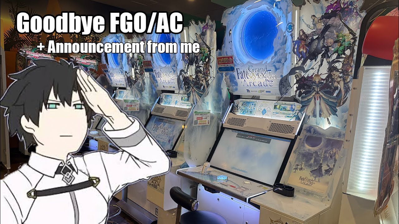 FGO Arcade Ending of Service!? I have a Big Announcement!
