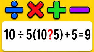 Only Geniuses Can Find the Missing Operator! | BODMAS Math Puzzle